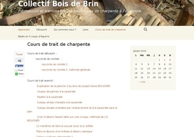 Charpente bois de brin