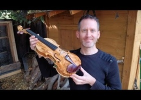 Fabrication violon mi bois mi epoxy à la CNC ...