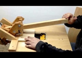 Homemade Kreg Jig Pockethole Machine Drilling Hardwood 4