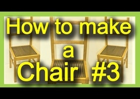 Fabrication de chaises