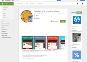 Calculateur pour le bois