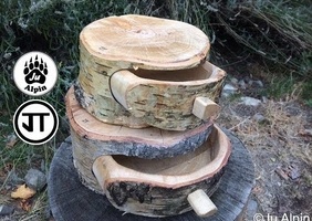 Fabrication d'un tiroir dans une bûche