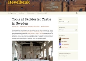 La collection d'outils anciens du château de Skokloster