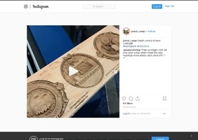 Gravure laser 3d sur bois