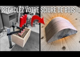 Plaquage à la sciure