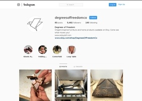 Des tables en origami