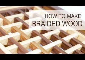 Variante Kumiko: Bois tressé