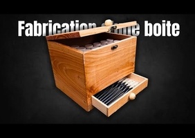 Fabrication d'une boite de rangement pour la peinture