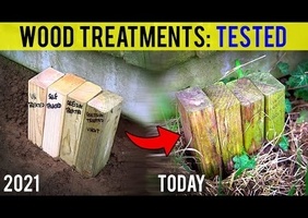 Traitement du bois pour l'extérieur. Résultat étonnant. (EN)