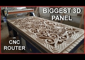 Juste un petit panneaux massif à la cnc