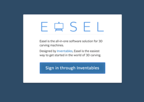 Easel > Simulation début débutant CNC pour les makers