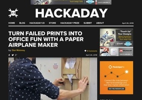 Machine à avion en papier