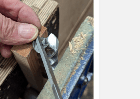 Affutage des mèches à bois