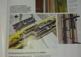 Restauration de la bibliothèque de la reine au chateau de Versailles