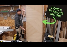 Fabriquer des portes plaquées avec frisage chêne