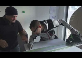 Couper mélaminé parfait sans éclats des 2 cotés à la scie plongeante