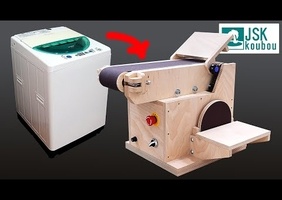 Ponceuse à disque et à bande