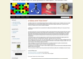 Le mécanisme d'un tableau animé black farmer