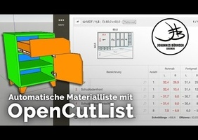 OpenCutList: Automatische Schnittpläne und Materiallisten mit Sketchup erstellen
