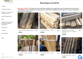 Ecopal. Valorisation des déchets de palette.