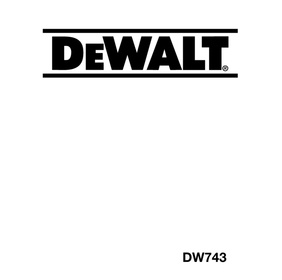 Scie sur table et à onglet réversible Dw743