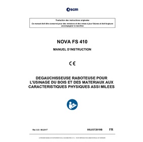 Dégauchisseuse-Raboteuse Nova FS410