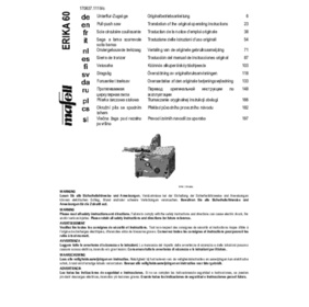 Scie sur table ERIKA 60