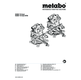 Scie à onglet KGSV 72 XACT SYM