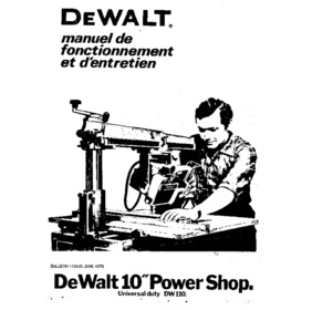 Dewalt DW110 DW110