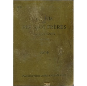 Catalogue général n°11, les fils de Peugeot Frères