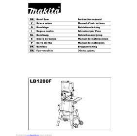 Scie à ruban LB1200F