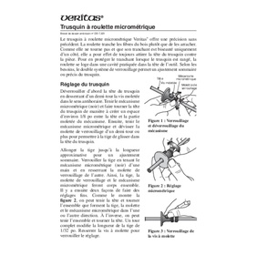 Trusquin à roulette micrométrique