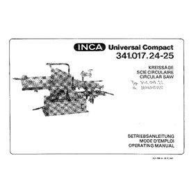 Scie sur table Universal Compact 341.017