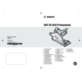 0601675000  Scie plongeante Filaire Bosch GKT 55 GCE 165mm, fiche