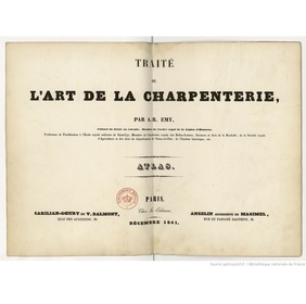 Traité de l'art de la charpenterie