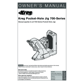Gabarit de perçage oblique Pocket-Hole JIG 720PRO