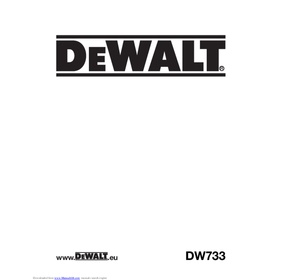 Raboteuse de chantier DW733