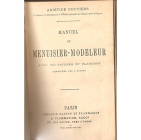 Manuel du menuisier-modeleur