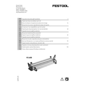 Gabarit d'assemblage VS 600 GE