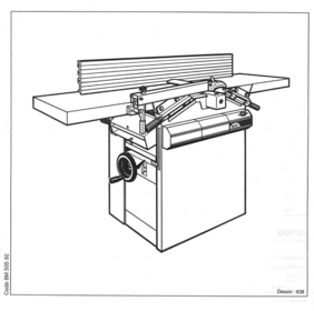 Dégauchisseuse-raboteuse 638