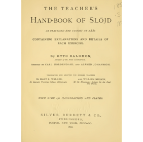 The teacher's handbook of Slöjd