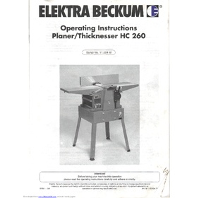 Dimensions : 260 x 18,6 x 1 mm 2 lames pour raboteuse Pour Elektra Beckum HC260/M s700s3 Metabo HC260C 260K SIP 01338 