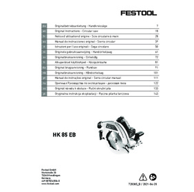 Scie circulaire de charpente HK 85 EB-Plus-FS