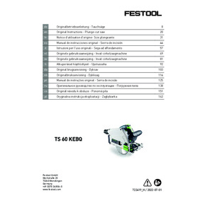 Scie plongeante TS 60 KEBQ
