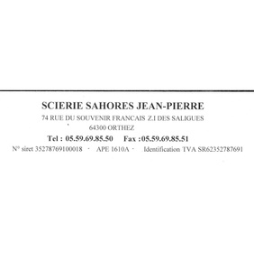 Scierie Sahores à Orthez