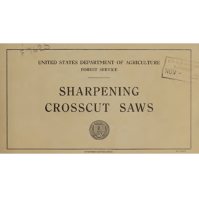 Sharpening crosscut saws