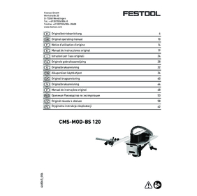 Ponceuse à bande CMS-MOD-BS 120