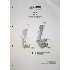 Mortaiseuse à bédane carré MB 19