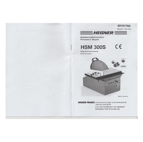 Ponceuse lapidaire inclinable HSM 300S