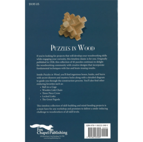 Puzzles in Wood: Simple Patterns for Creating 45 Classics